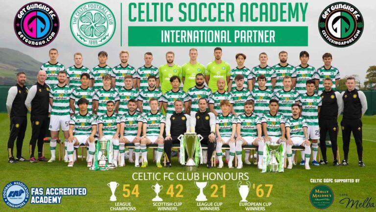 „Celtic“ futbolo akademija Singapūre – gaukite „GungHo FC“.